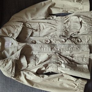 Nanette Lepore Khaki jacket size 10
